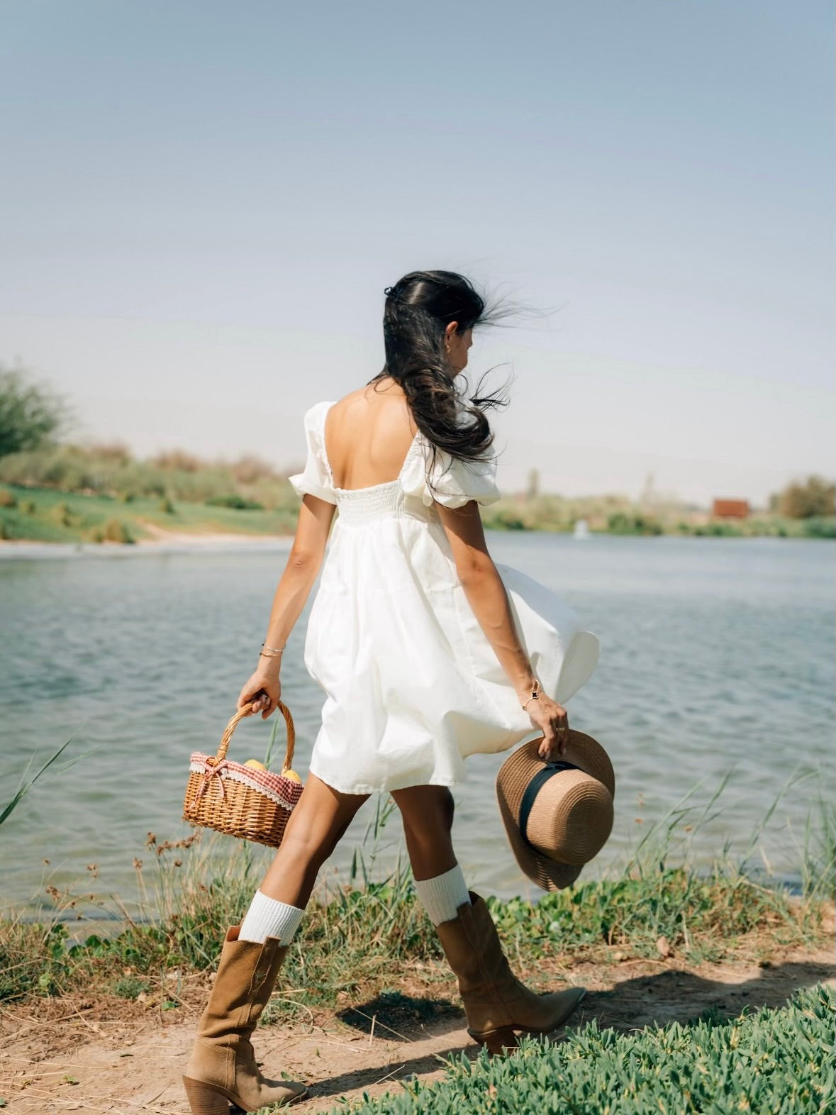 Cream Puff Mini Dress