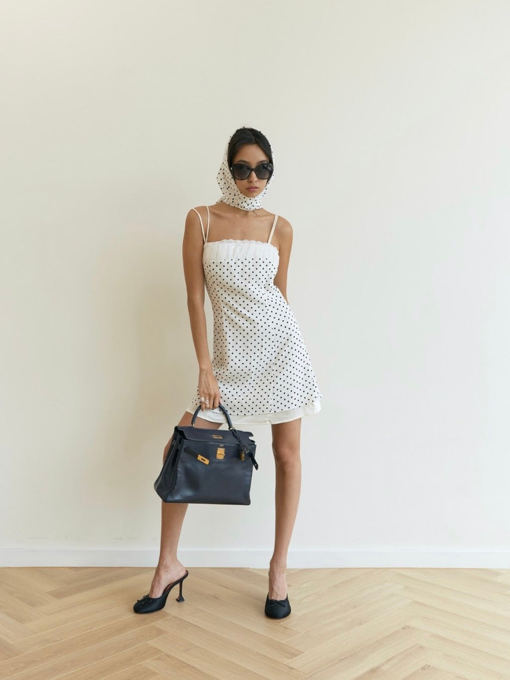 Polka Mini Dress