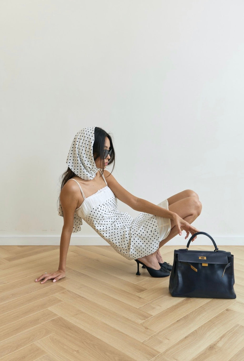 Polka Mini Dress