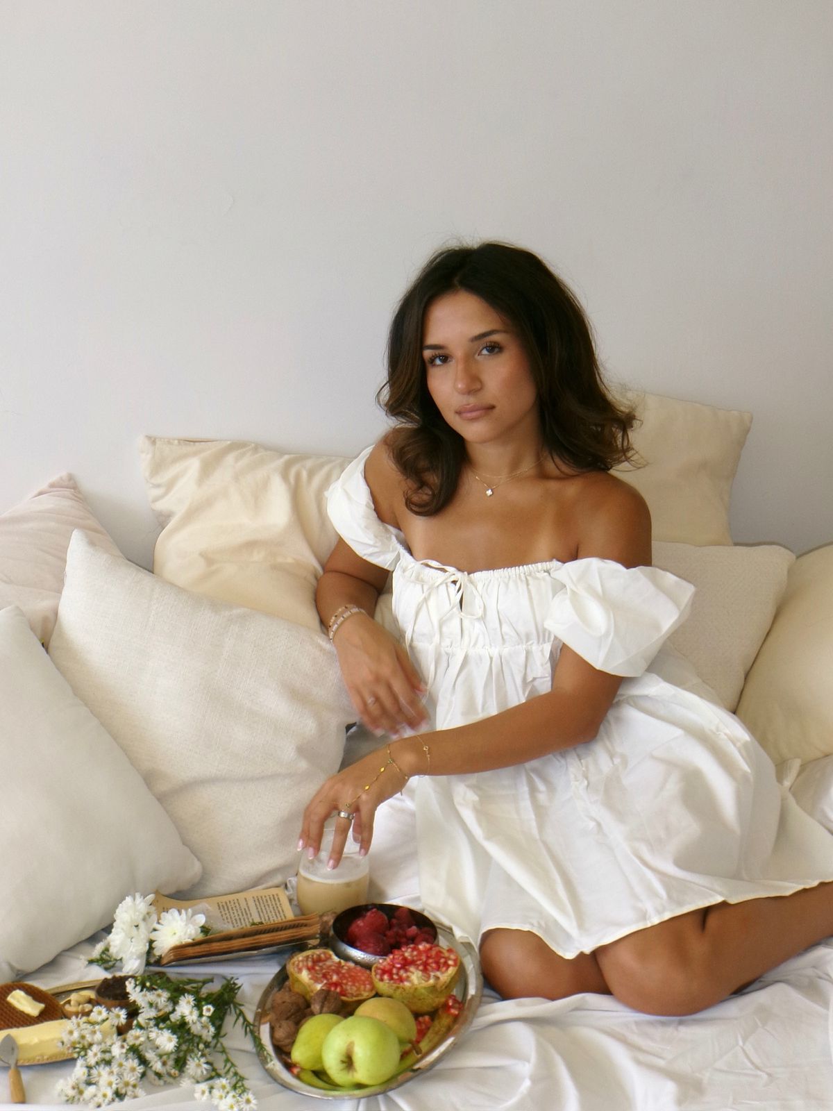 The Cream Puff Mini Dress