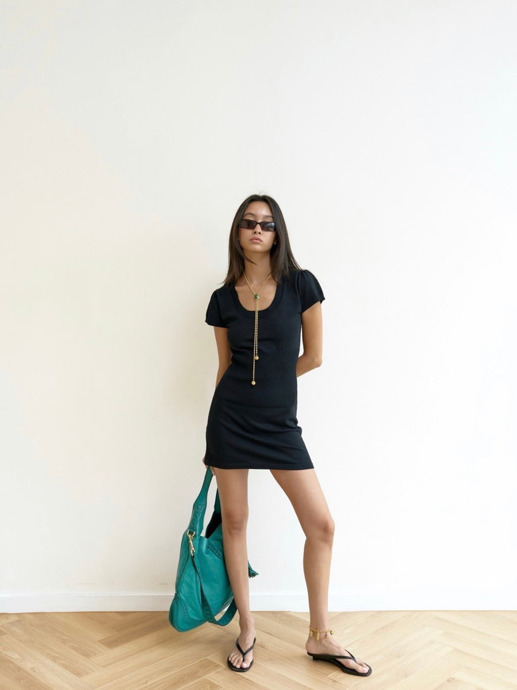 Chloe Mini Dress Black